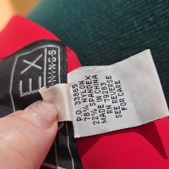 Nwot 14 Alex Evenings Red Long Sleeve Sheath Dress with Neck Cutout - Picture 6 of 17